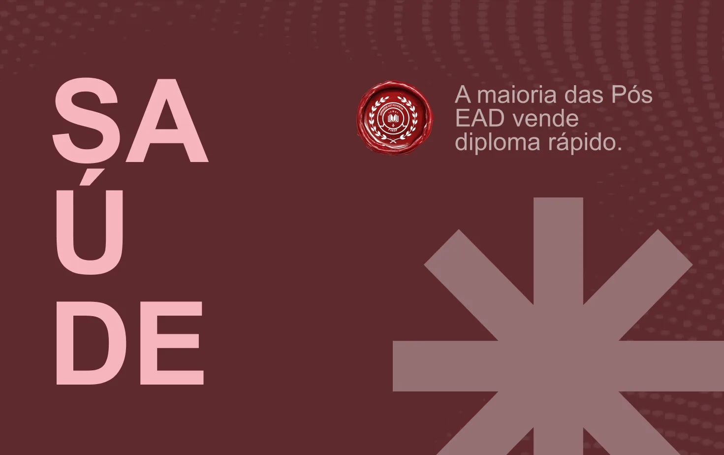 Card da área Saúde no site FINSP